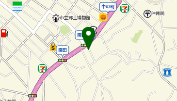ザ・パーク沖縄市園田の地図画像