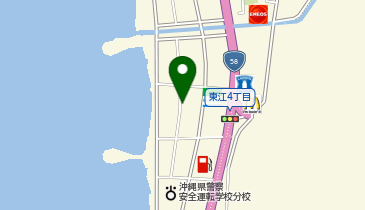 ザ・パーク名護市東江の地図画像