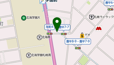 学園前 カエルパーキングの地図画像