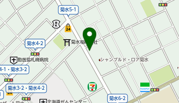 菊水6-2 カエルパーキングの地図画像