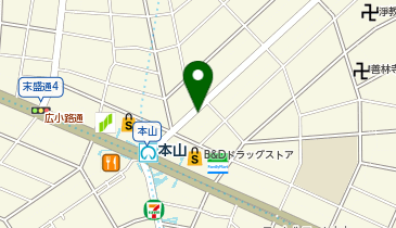 MAYパーク本山東の地図画像