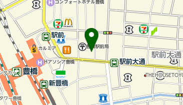 豊橋市営 自転車等・自動車駐車場の地図画像