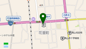 MAYパーク高山駐車場の地図画像