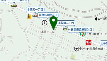 リビングパーク本牧町1の地図画像