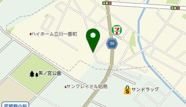 リビングパーク立川一番町第1の地図画像