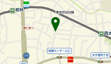 リビングパーク若林第2の地図画像