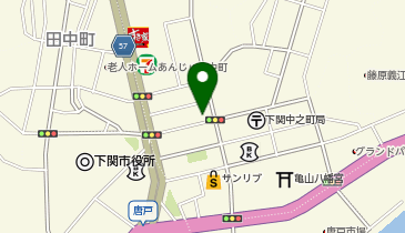ダイイチパーク下関唐戸の地図画像