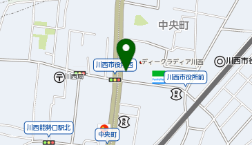 ダイイチパーク川西中央の地図画像