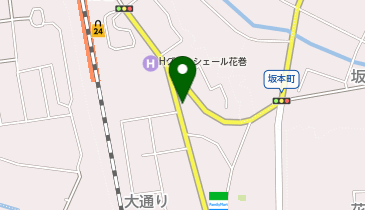 ホテルグランシェール花巻 第1・第2駐車場の地図画像