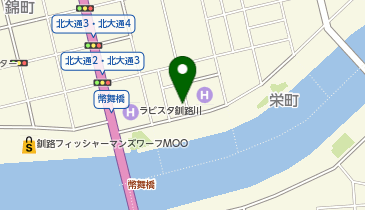 ホテルグローバルビュー釧路 屋外駐車場の地図画像