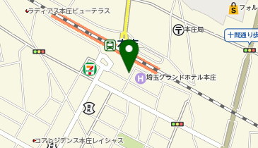 埼玉グランドホテル本庄 第1・第2駐車場の地図画像