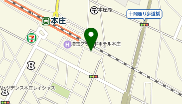 埼玉グランドホテル本庄 第3駐車場の地図画像