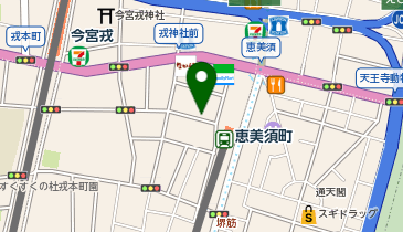AZパーク24恵美須西2丁目の地図画像