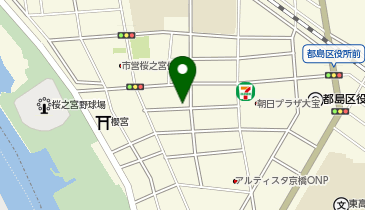 AZパーク24中野町2丁目の地図画像