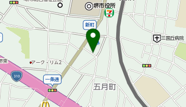 AZパーク24一条通の地図画像