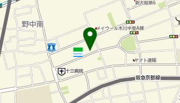 AZパーク24木川西4丁目の地図画像