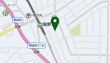 AZパーク24川西畦野駅前の地図画像