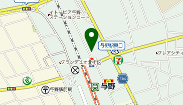 パークテラス&alpha;与野駅前の地図画像