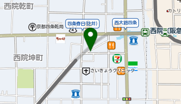 キョウリンク 西院パーキングの地図画像