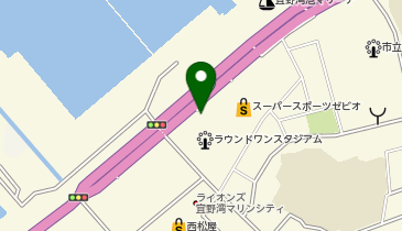 パークエステート ラウンドワン沖縄・宜野湾店の地図画像