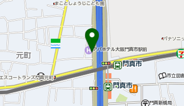 パークエステートパーキング アパホテル大阪門真市駅前の地図画像