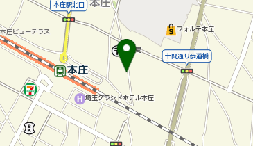 サミエルパーク本庄の地図画像