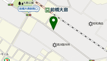 サミエルパーク前橋大島の地図画像