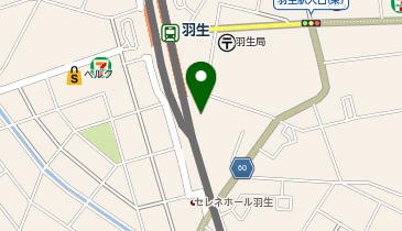 サミエルパーク羽生の地図画像