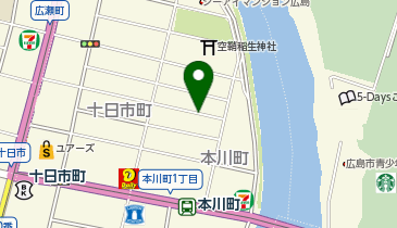 SPパーキング本川の地図画像