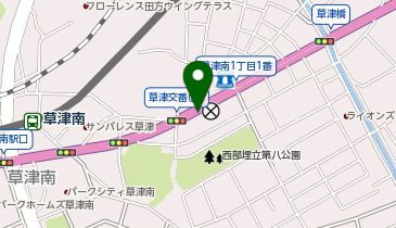SPパーク草津南1丁目の地図画像