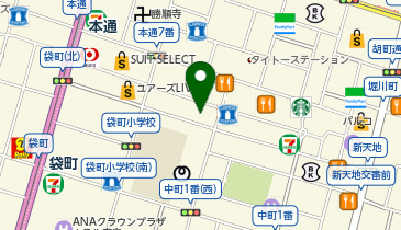 袋町iパークの地図画像