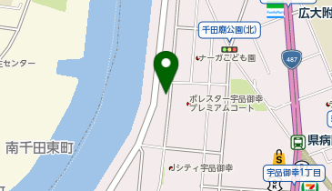 宇品西パーキングの地図画像