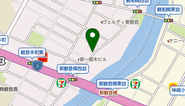 モンパーク観音本町1丁目の地図画像