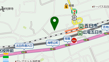 モンパーク五日市駅前1丁目の地図画像