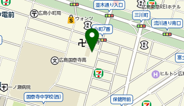 小町パークの地図画像