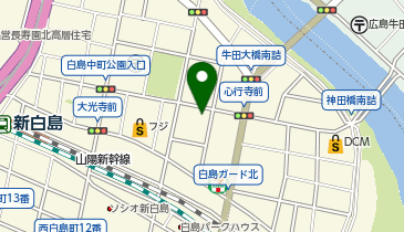 さくらパーク白島中町の地図画像