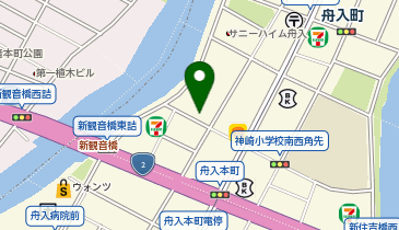 舟入中町パーキングの地図画像
