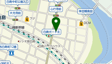 I amenity-Parking白島九軒町の地図画像