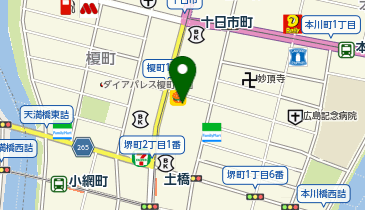 HTP十日市の地図画像