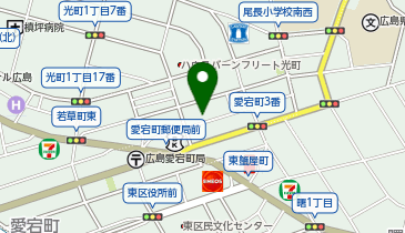 西洋パーキング若草町の地図画像