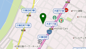 SP三篠北町パーキングの地図画像