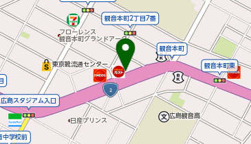 JPMガスト観音本町店の地図画像