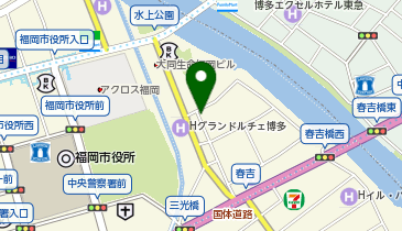 タイムリンク西中洲の地図画像