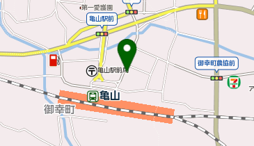 とめたろう亀山駅の地図画像