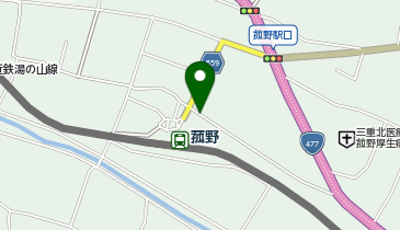 とめたろう菰野駅の地図画像