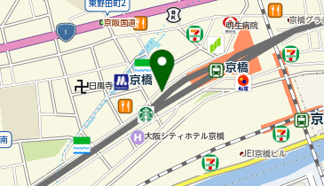 京阪パーキング 京阪モールの地図画像