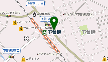 トットパーク下曽根第1の地図画像
