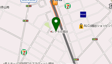 パークデイズ越谷駅前One day parkの地図画像