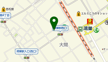 パークデイズ鴻巣駅前パーキングの地図画像