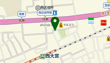 パークデイズ西大宮駅前パーキングの地図画像